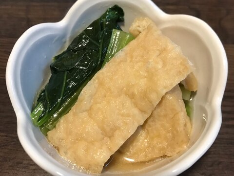 小松菜と薄揚げの煮物